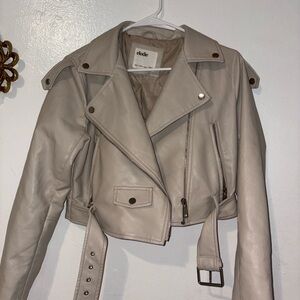 Elodie  Cream faux  Jacket